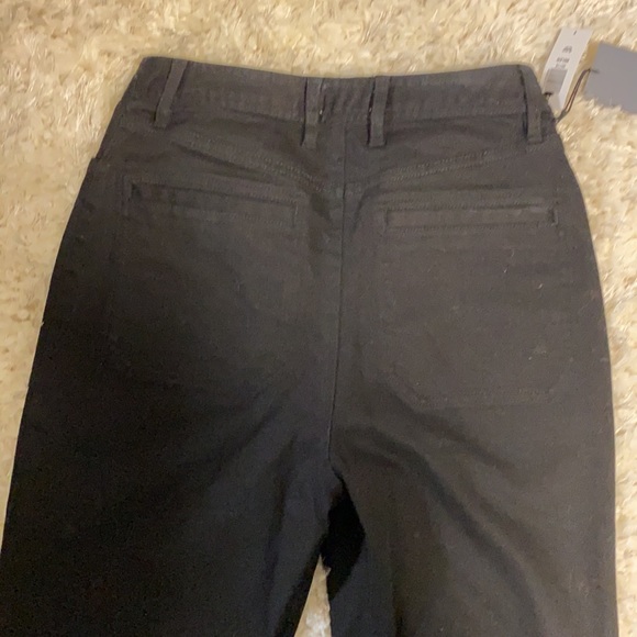 Womens Aritzia Wilfred Free Belen Pant Black Stretch Button size 6 slim NWT - Picture 4 of 6